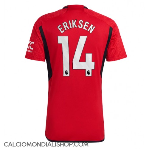Maglie da calcio Manchester United Christian Eriksen #14 Prima Maglia 2023-24 Manica Corta